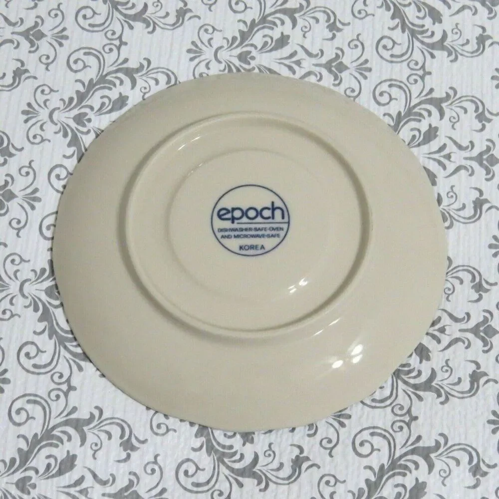 Epoch Apple Blossom Scalloped Edge Saucer 6